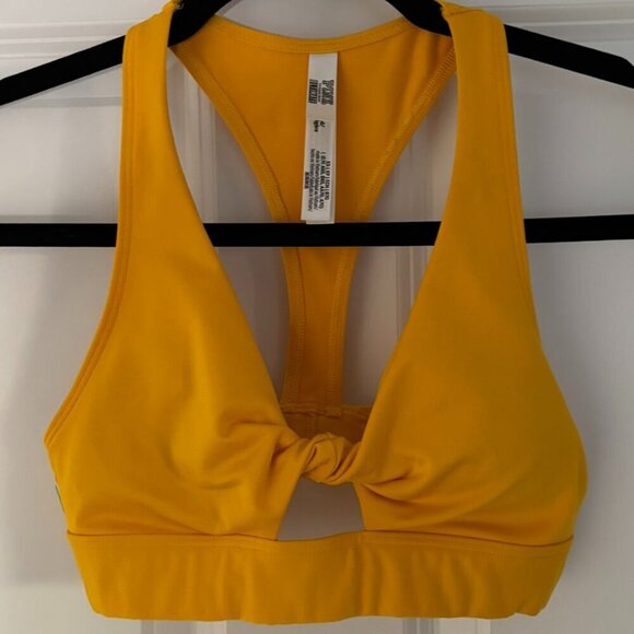 Victoria's Secret Other - Pink Victoria Secret Ultimate Yellow Sports Bra